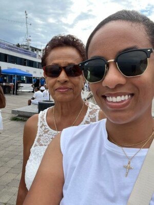 Toronto, Canada: It's Carnival Time My aunt and I about to board the Northern Spirit